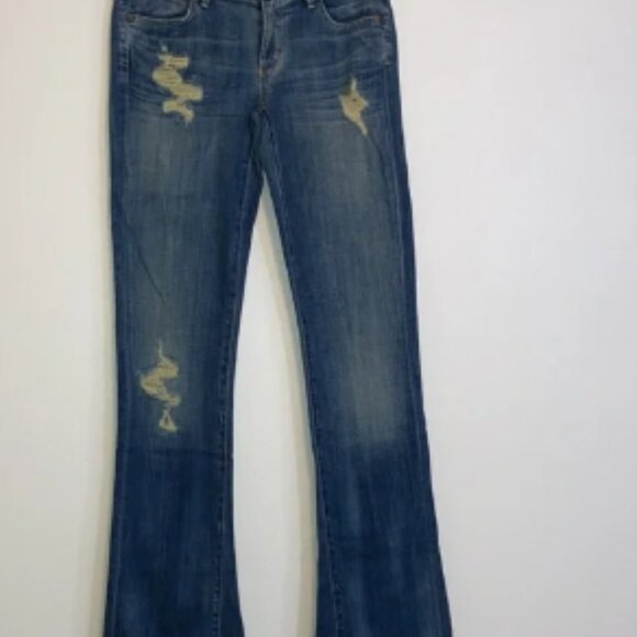 Size 28 Citizens of Humanity Morrison Slim Boot Cut blue jeans Odyssey NWT - Picture 2 of 9